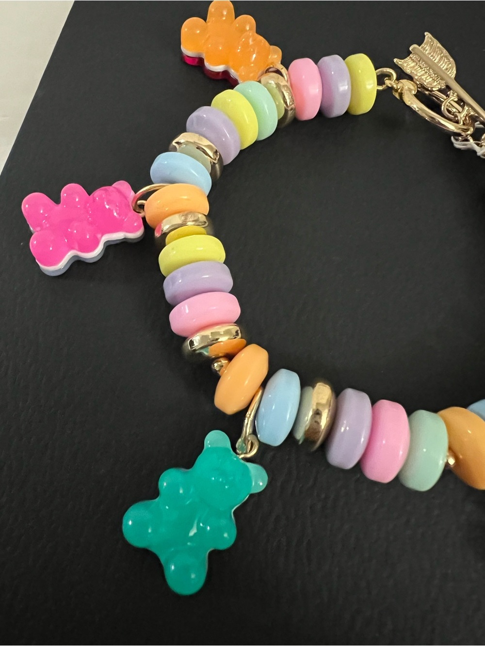 Betsey Johnson  Gummy Bears Charm Bracelet - Multicolor - Picture 7 of 16